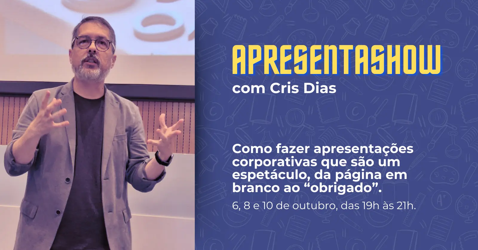 Apresentashow, com Cris Dias